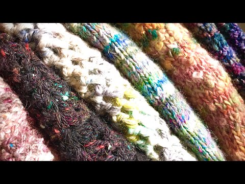 Видео: Обзор изделий связанных из пряжи ручного прядения