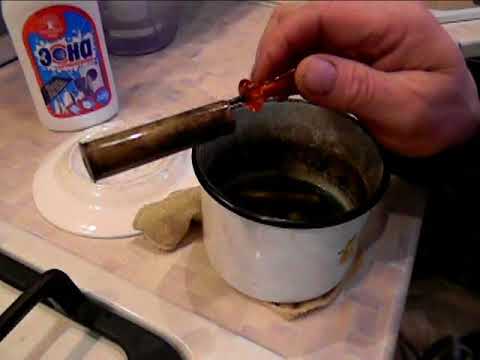 Видео: Как очистить латунные гильзы № 2 эксперемент СРЕДСТВО от НАКИПИ работает или нет