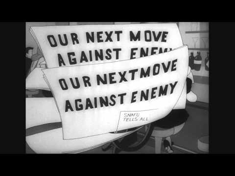 Видео: Рядовой Снафу в фильме «Возвращение домой», 1944 год