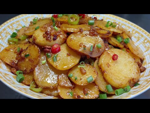 Видео: Как вкусно приготовить жареные картофельные чипсы? Шеф-повар учит вас навыкам, сухо и вкусно, каждый