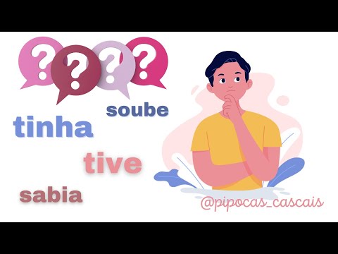 Видео: Ter, ser, saber, haver, querer - разница в Pret. Perfeito и Imperfeito