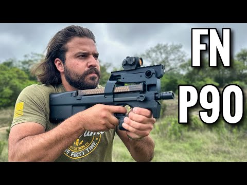 Видео: FN P90 - Голливудское Оружие Будущего // Brandon Herrera на Русском Языке