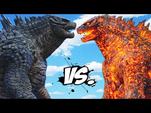 Видео: Ядерная Годзилла против Годзиллы 2014
