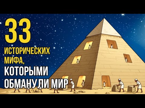 Видео: 33 выдуманных факта, которыми обманывают весь мир