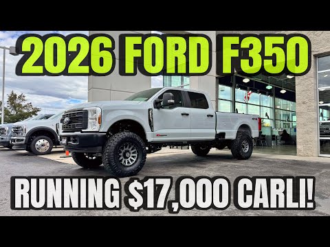 Видео: Ford F350 2026 года с уровнем Carli E Venture за 17 000 долларов!
