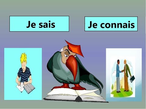 Видео: Savoir ou Connaître. Как сказать "Я знаю" по-французски? Je sais или Je connais?