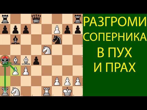 Видео: Это самый красивый МАТ в начале партии! Самая наглая ЛОВУШКА в истории шахмат! Шахматы ловушки