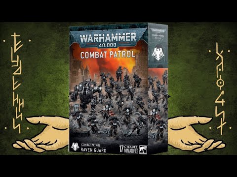 Видео: Warhammer 40k Combat Patrol Raven Guard - Розпаковка