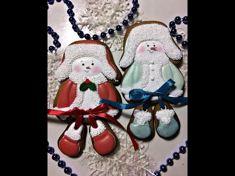 Видео: Пряники имбирные... Снеговичок с ножками...