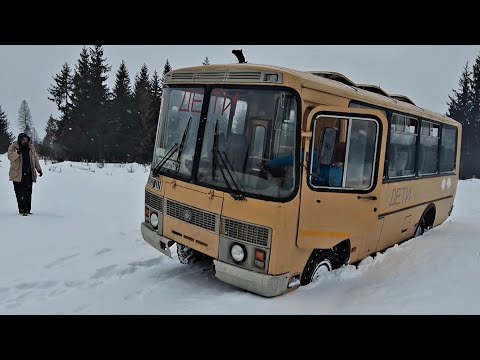 Видео: Ставим колеса от ГАЗ-66 на детский автобус ПАЗ 4х4!