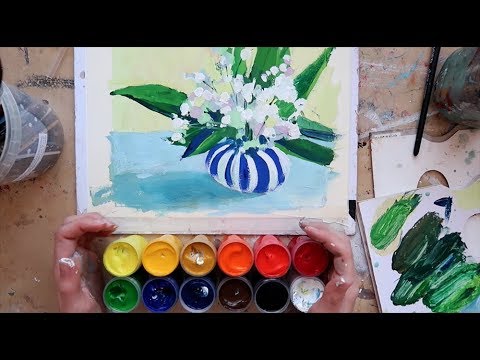Видео: НОВАЯ ГУАШЬ от Малевич - первое впечатление и демо