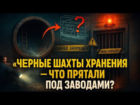 Видео: ИСТОРИЯ НА НОЧЬ! «Чёрные» шахты хранения — что прятали под заводами