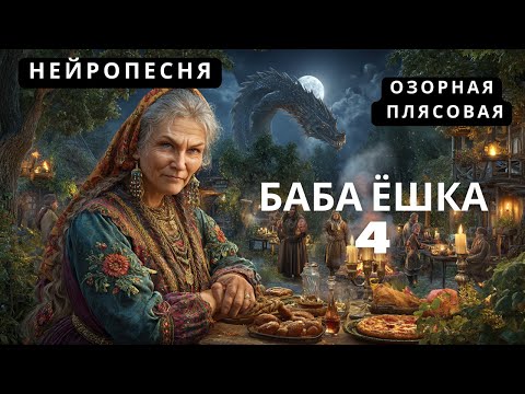 Видео: НЕЙРОПЕСНЯ | Баба Ёшка 4 | Весёлая сказочная песня | Частушки от Жанны Королёвой и AI Music Studio
