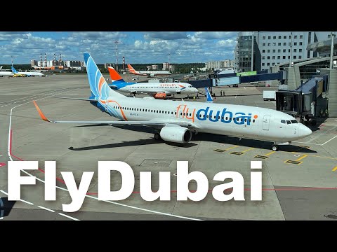 Видео: Видео с полета в Дубай из Москвы на авиакомпании FlyDubai. 737-800