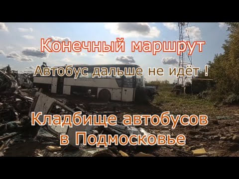 Видео: Кладбище автобусов в Подмосковье. Конечный маршрут