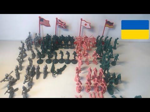 Видео: Огляд Солдатиків у банці Combat Mission 100pc Military Battle Troops