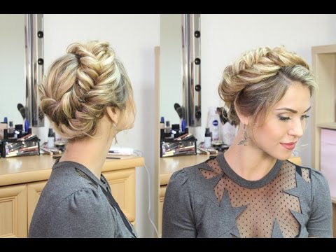 Видео: Другой вариант прически "Корзинка". New "Basket" Hairstyle