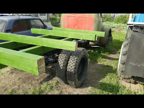 Видео: ГАЗ 51 1964 г.в. Реставрация рамы, покраска заднего моста. 2018г.