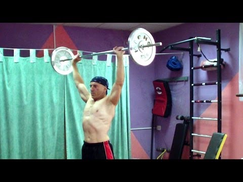 Видео: Упражнения со штангой. Атлетизм (№ 9)