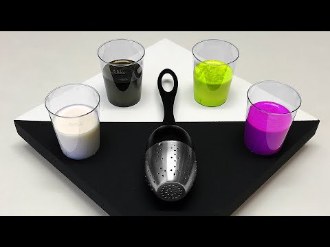 Видео: Акриловая заливка с ситечком для яичного чая - Сверкающие результаты! | JFA