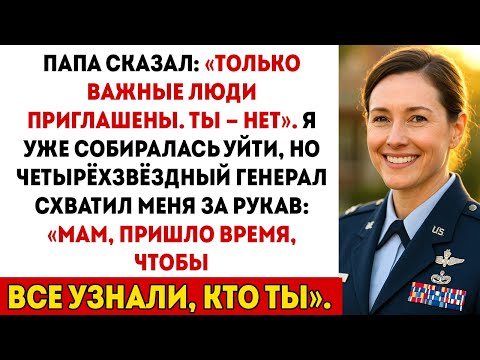 Видео: Мой папа насмехался надо мной перед всеми — пока четырёхзвёздный генерал не сказал «Мэм, сюда».
