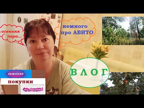 Видео: ВЛОГ.Осенняя пора.ПОКУПКИ Wildberries и OZON. Немного ПРО АВИТО.