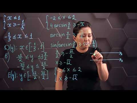 Видео: Кері тригонометриялық функциялар. Практикалық бөлім. 10 сынып.