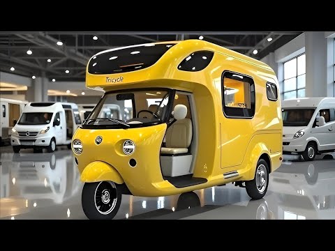 Видео: 2026TRICYCLE CAMPER—Дом на трёх колёсах!😱Умный кемпер будущего,о котором мечтают все путешественики!