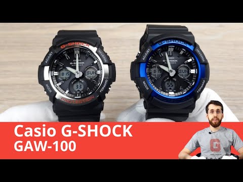 Видео: Для любителей старых коллекций G-SHOCK / Casio GAW-100-1A и Casio GAW-100B-1A2