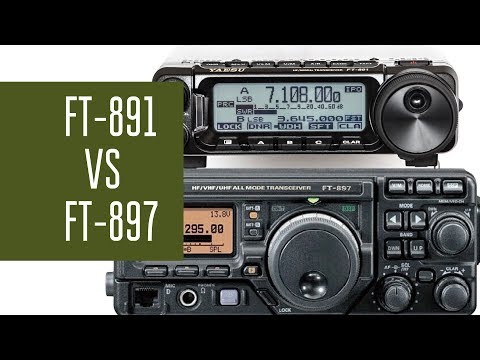 Видео: Yaesu FT-891 и FT-897. Сравнение работы трансиверов при радиосвязи из полей.