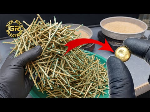 Видео: Извлечение золота из пальцев барана | Пошаговое руководство по восстановлению |