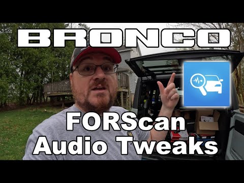 Видео: Настройки FORScan для улучшения звука! | Ford Bronco