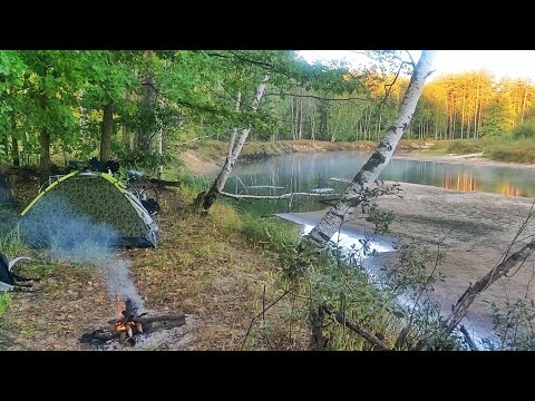 Видео: 🚴‍♂️ Велопоход с ночевкой на берегу реки Пра в Рязанской области