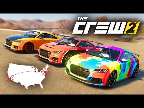 Видео: ОТ НЬЮ-ЙОРКА ДО ЛОС-АНДЖЕЛЕСА! ТЕСТ-ДРАЙВ AUDI TT RS - THE CREW 2