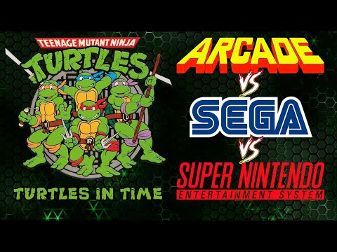 Видео: TMNT Turtles in Time/Hyperstone Heist (ARCADE vs SNES vs SEGA) "ВСЁ ТАК!?"