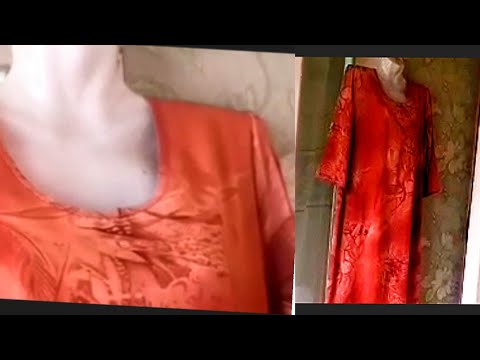 Видео: 60 размер ён чўнтакли трапеция кўйлак бичилиши ✂️