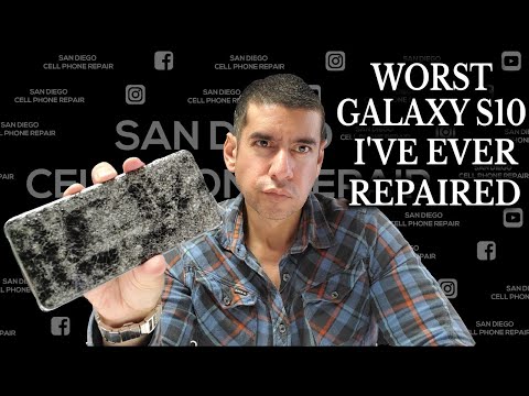 Видео: Замена экрана Samsung Galaxy S10 | Худший экран в жизни! | Полное восстановление телефона