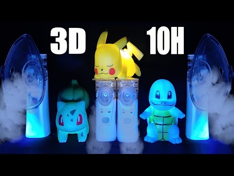 Видео: 😴Невероятный 3D-аэрозоль ASMR с четырьмя распылителями и басовыми звуками для потрясающего сна💤