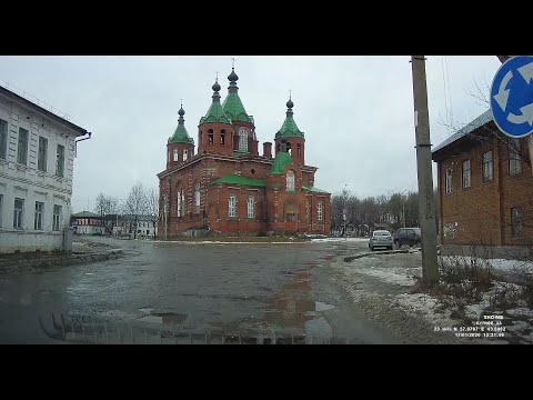 Видео: Зима  г. Макарьев  17. 01. 2020 г.