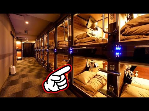 Видео: Бесплатные услуги - Rich Capsule Hotel и волшебная сакура🌸 в Токийской башне🗼