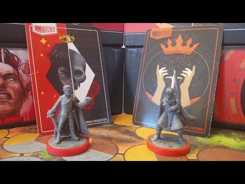 Видео: Битва героев Unmatched Король Артур vs Гамлет