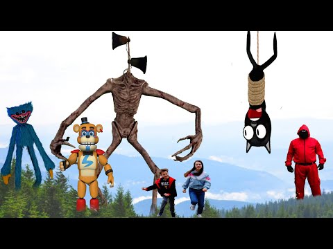 Видео: Сиреноголовый Хаги Ваги ловушка для Cartoon Cat FNAF Сборник серий