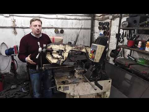 Видео: Лентопильный станок лучше болгарки и других методов разрезания металла.