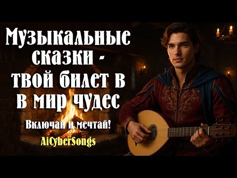 Видео: Музыкальные сказки - твой билет в мир чудес. Включай и мечтай! ©AiCyberSongs