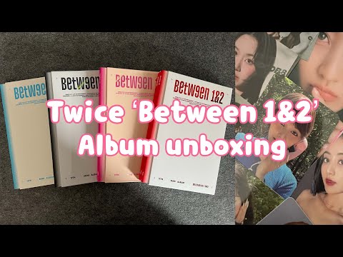 Видео: ⋆｡˚🧃Twice 'Between 1&2' | all 4 versions unboxing | ТВАЙС распаковка⋆｡˚