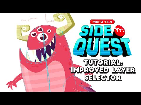 Видео: Moho 14.4 Учебник по побочным заданиям: улучшенный селектор слоёв