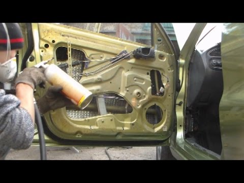 Видео: Антикоррозийная обработка порогов и колёсных арок.Ланос  Сенс.