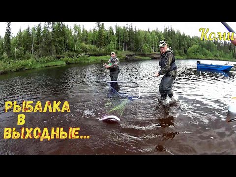 Видео: Рыбалка на реке. Щука , хариус . Июнь. 2023. День 1.