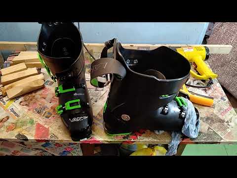 Видео: Гаражный бутфиниг, вытягиваем проблемные места горнолыжного ботинка.