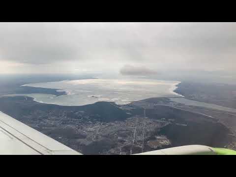 Видео: Посадка в Толмачево Рейс Новокузнецк - Новосибирск Embraer 170 S7 Airlines S75361 17.04.2019